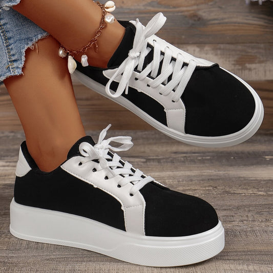 New Retro Lace-Up Sneakers for Women